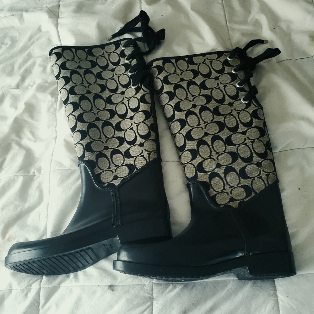 Tall Coach boots.